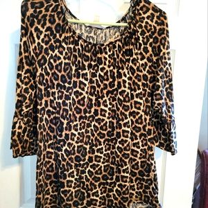 Michael Kors Leopard print blouse